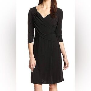 NY Collection B-Slim body shape dress 3/4 Sleeve slimming Dress black Size‎ 1X